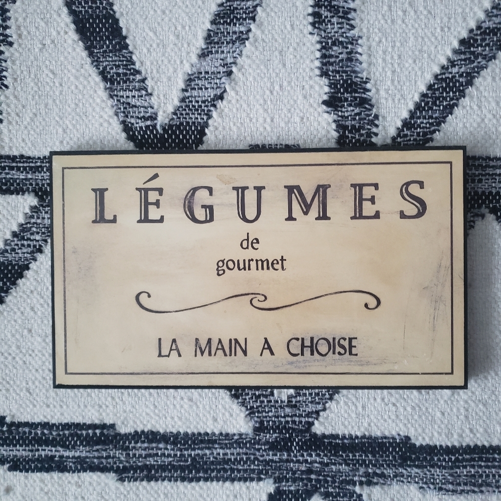 French Kitchen Wall Plaque